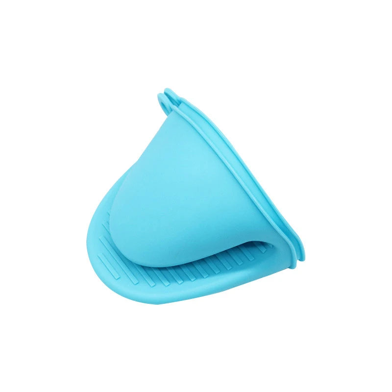Silicone Heat-Resistant Oven Mitts - Anti-Scalding Kitchen and BBQ Glove for Safe Handling