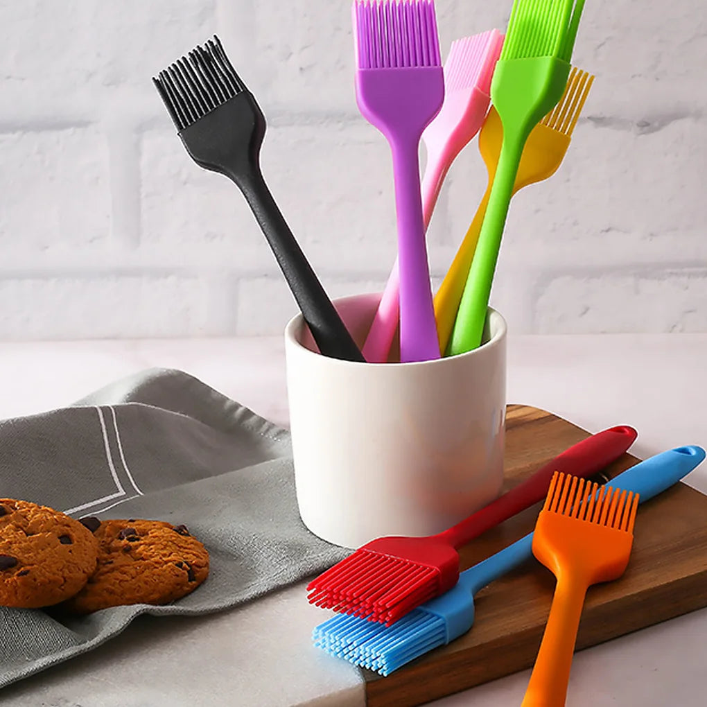 Silicone BBQ Basting Brush - Heat-Resistant, Non-Stick Brush for Cooking, Baking, and Barbecue