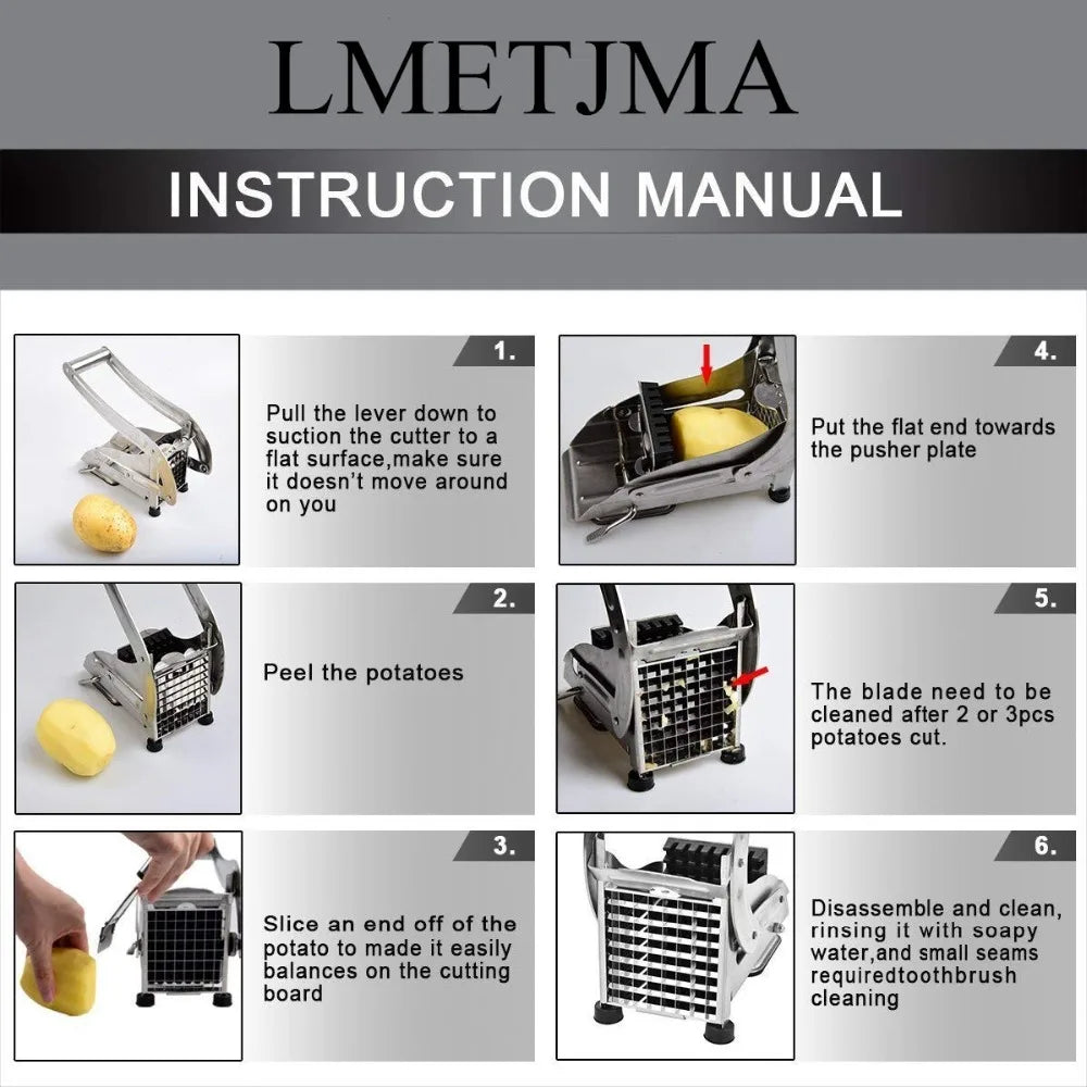 ChipChopper - Stainless Steel French Fry Cutter
