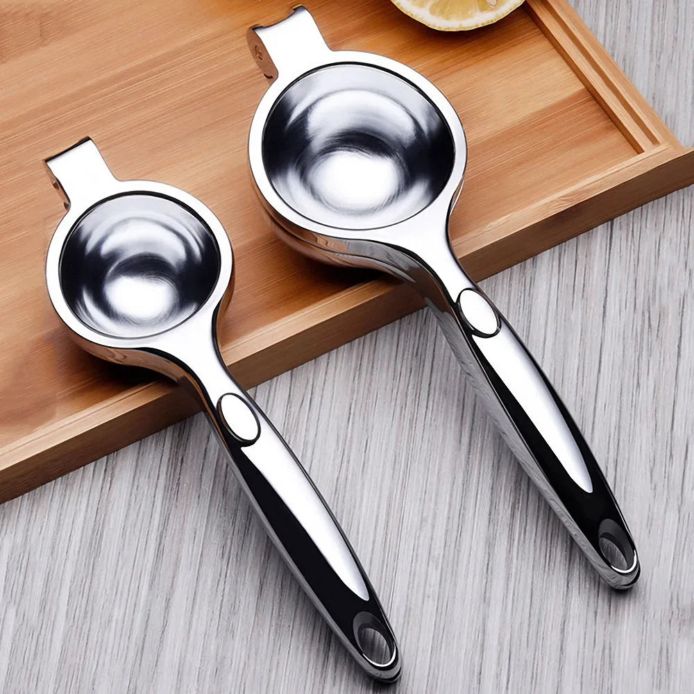 Stainless Steel Citrus Juicer – Durable Handheld Lemon & Orange Squeezer