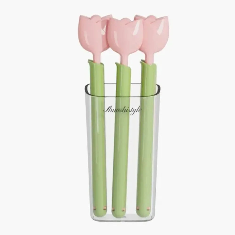 TulipSeal 5-Piece Food Bag Clips - Decorative and Functional Storage Solution